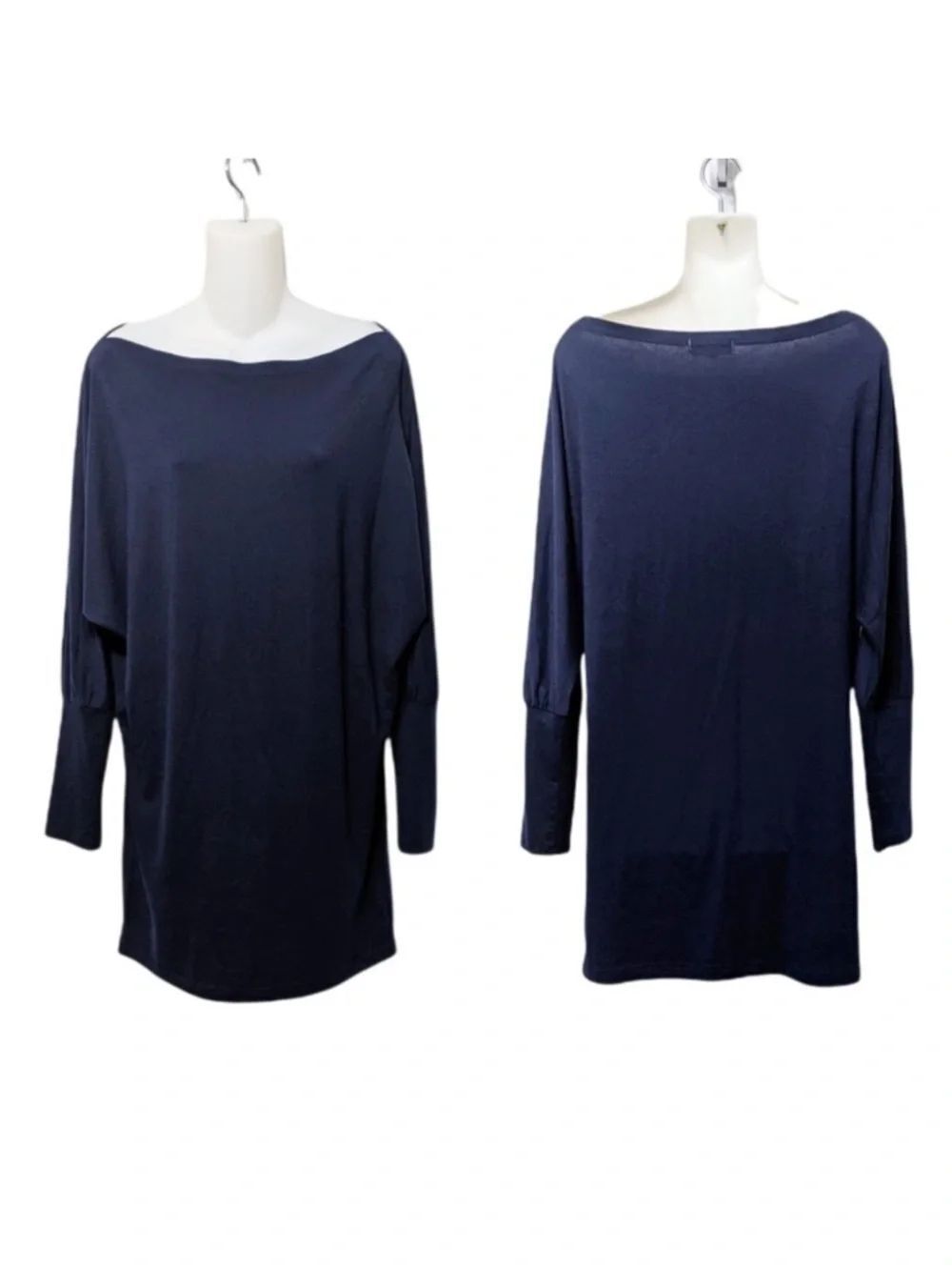 NWT C+D+M Boat Neck Long Sleeve Dress M